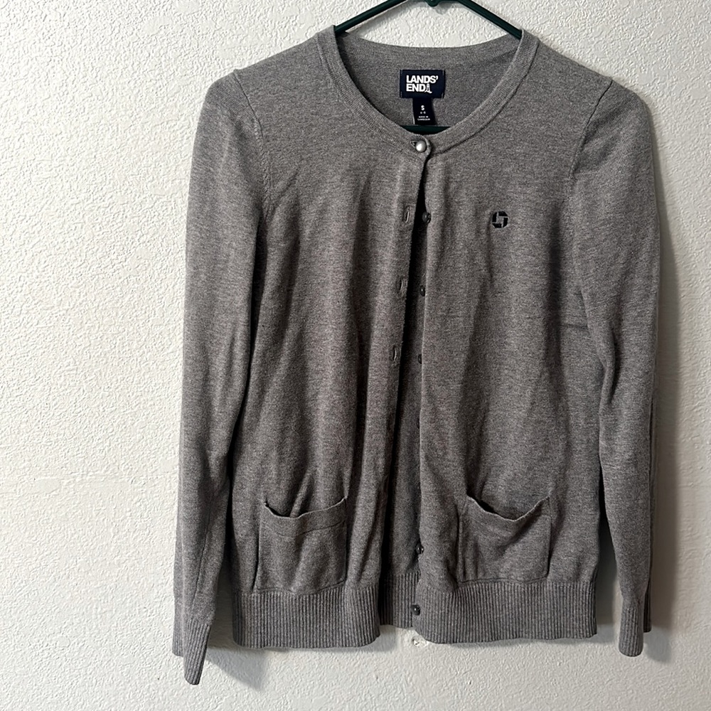 Grey cardigan size small